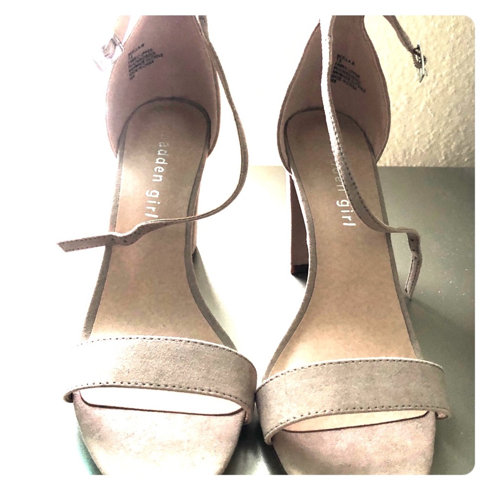 Madden Girl Bella Two-Piece Block Heels in WIDE